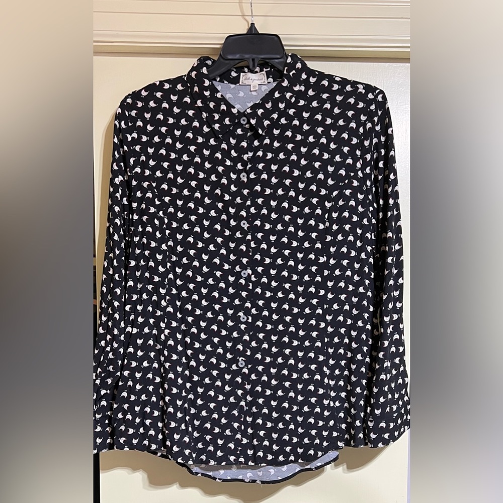 Cloth & Portrait Chicken Blouse